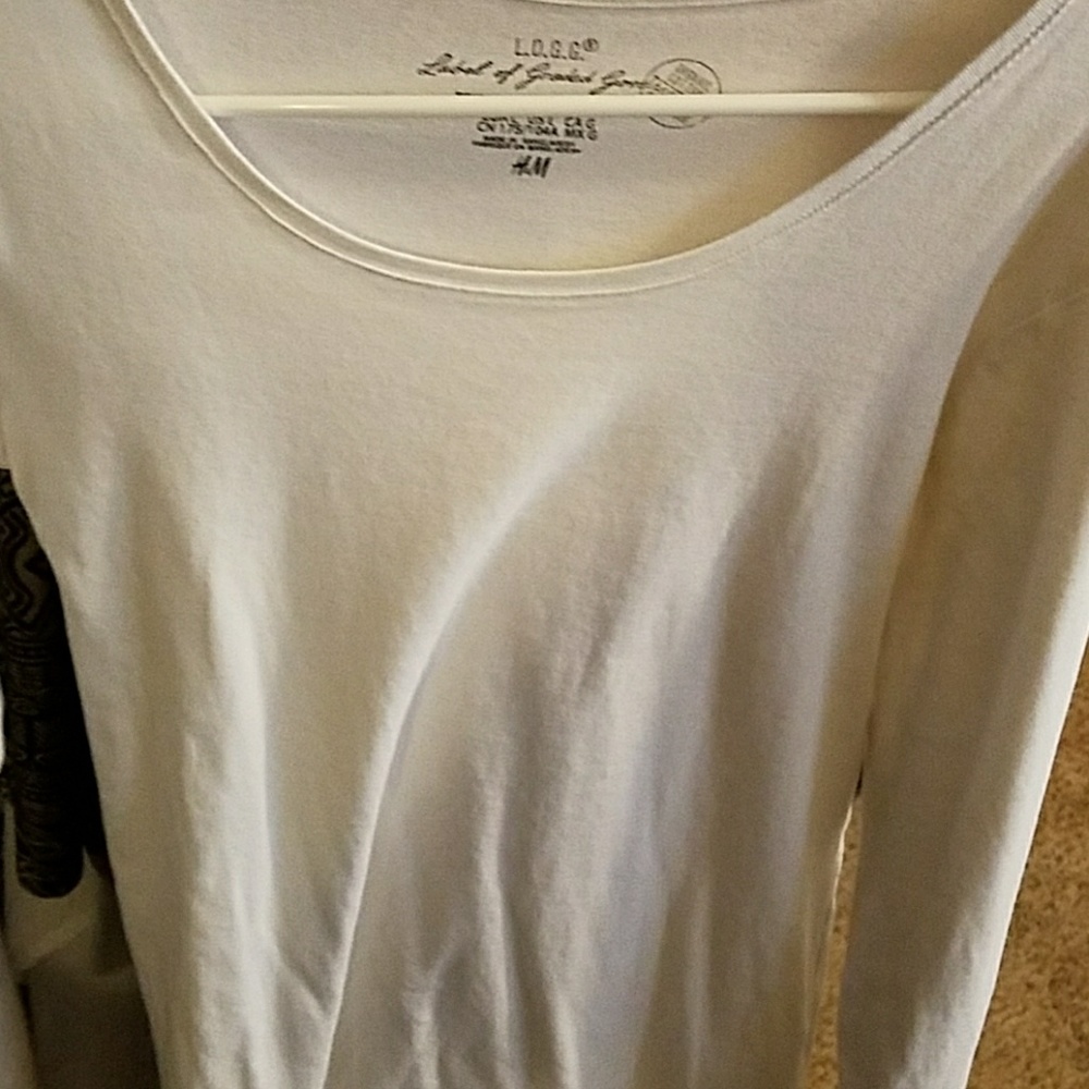 Long sleeve white shirt